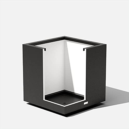 Outdoor Cube Planter - Metallic Series 22" H x 21" W x 21" L