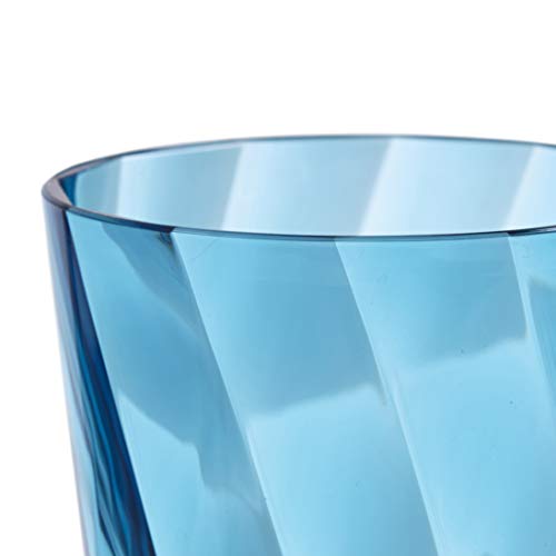 US Acrylic Optix 16-piece Plastic Tumblers | 8 each: 14-ounce and 20-ounce in 4 Coastal Colors