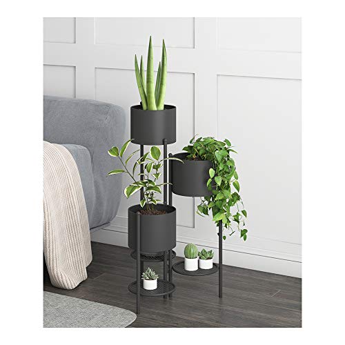 6 Tier Metal Plant Stand - Indoor/Outdoor Foldable Plant Display Rack