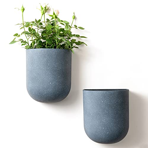 Wall Hanging Planters - Vertical Wall Planters for Outdoor/Indoor Plants, 2 Pack