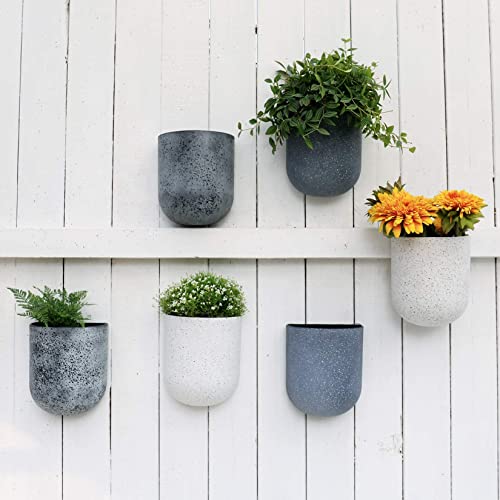 Wall Hanging Planters - Vertical Wall Planters for Outdoor/Indoor Plants, 2 Pack