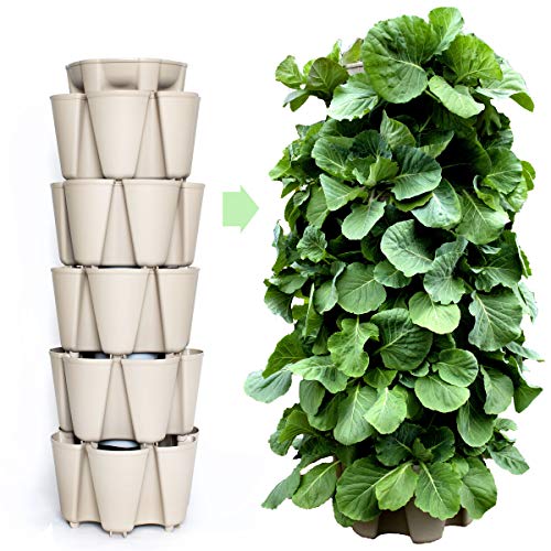 Large 5 Tier Vertical Garden Planter