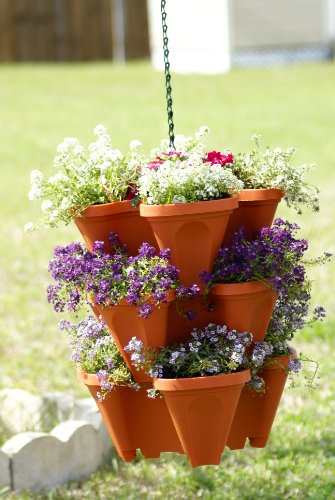 5-Tier Strawberry Pyramid Planter Garden, 5 Pots