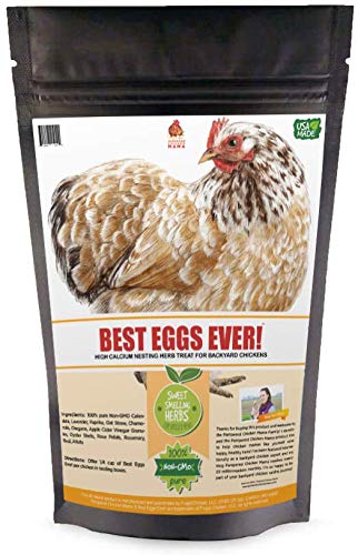 Pampered Chicken Mama Nesting Herbs - All-Natural 10 oz Feed Supplement for Great Eggs and Healthy Hens