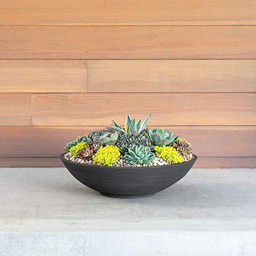 Round Bowl Outdoor Planter - Lane 8" H x 32" W