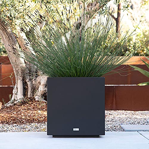 Outdoor Cube Planter - Metallic Series 22" H x 21" W x 21" L